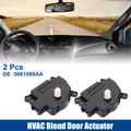 2 PCS HVAC Blend Door Actuator Replacement Black for Chrysler 300 (2005–2006)