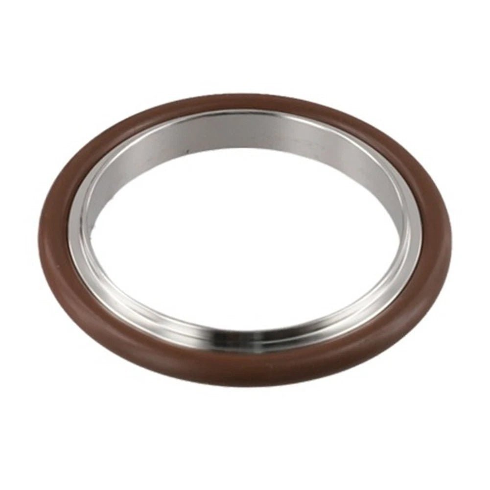 2X Stainless Steel KF40 Vacuum Center Ring with O Ring Clamp Fitting Set