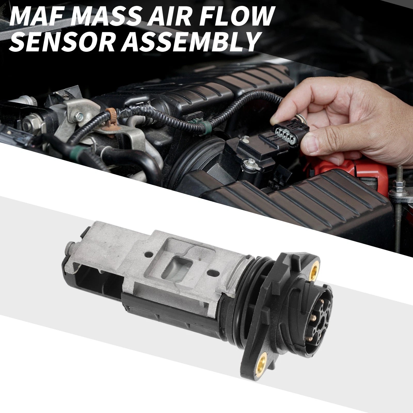 MAF Mass Air Flow Sensor Replacement for Mercedes-Benz W202 C140 W140 (1994–2000)