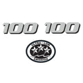 100 HP Horsepower Label Decal for Yamaha Outboard Engine Cover