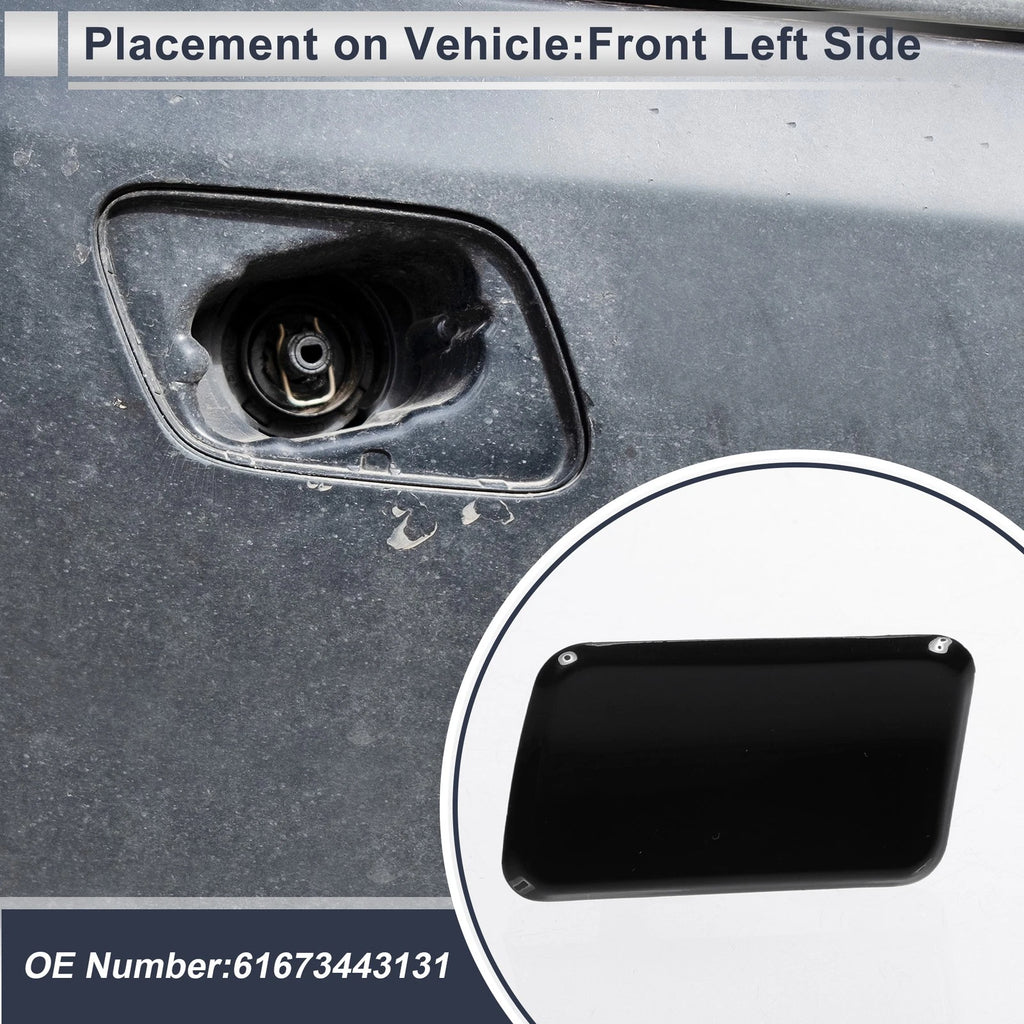 Front Left Side Headlight Washer Nozzle Cover Cap for BMW X3 (2018–2023)