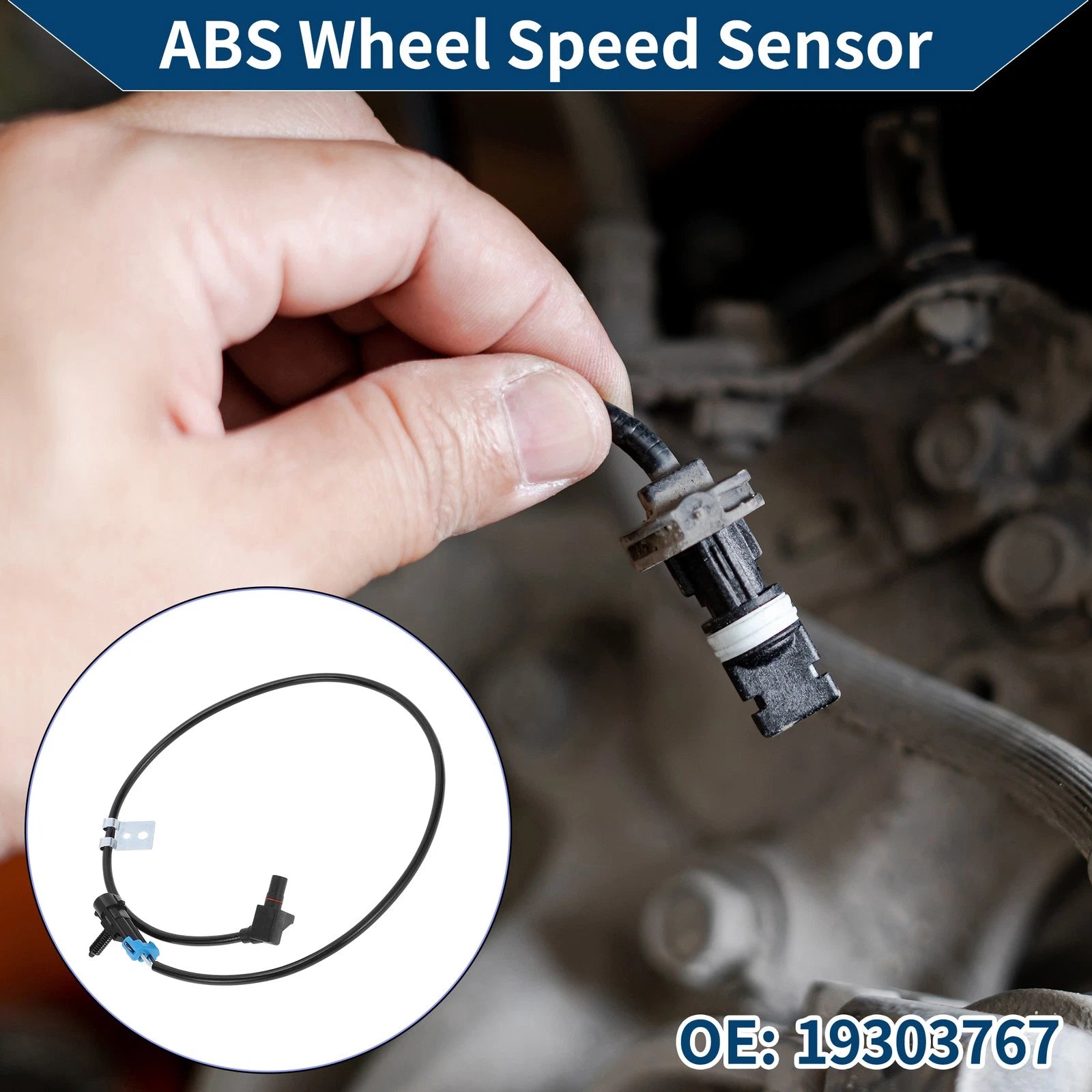 ABS Wheel Speed Sensor Replacement for Chevrolet Blazer 4WD Front (1999–2005)