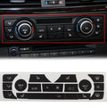 AC Climate Control Button Knob Sticker Repair Kit for BMW E90 E91 E92 (2006–2011)