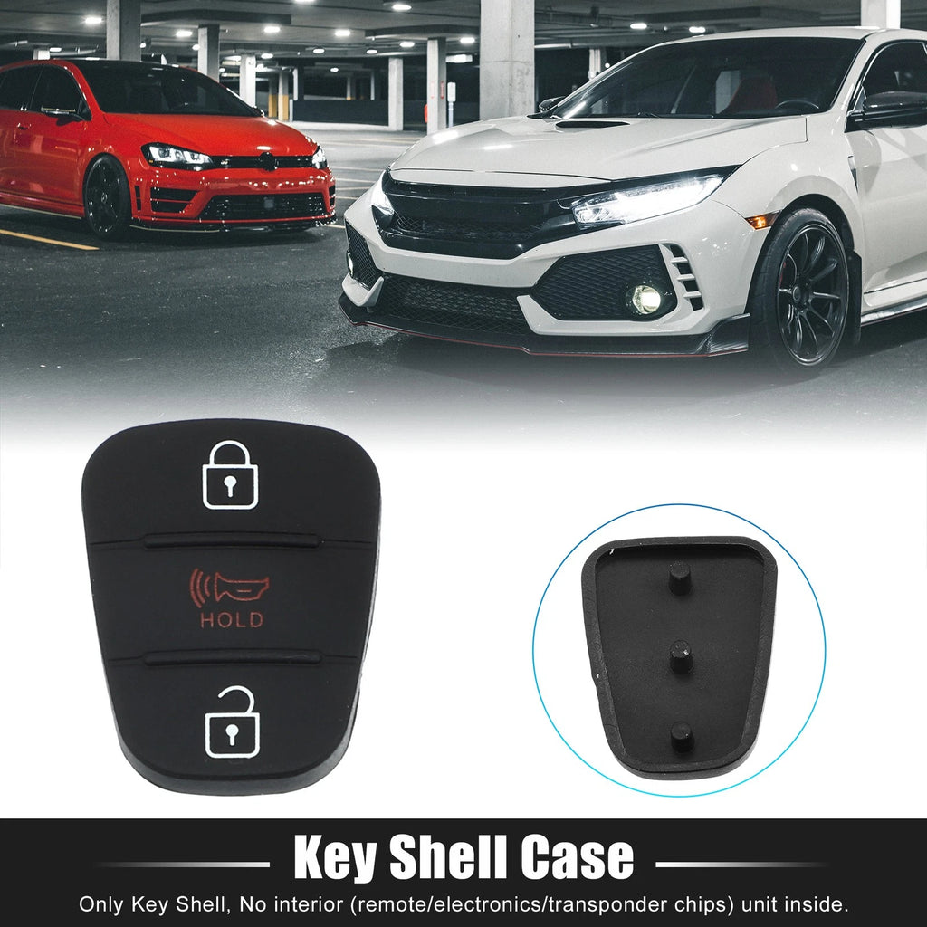 3 Button Car Remote Fob Case Cover Replacement for Hyundai (2000–2025)