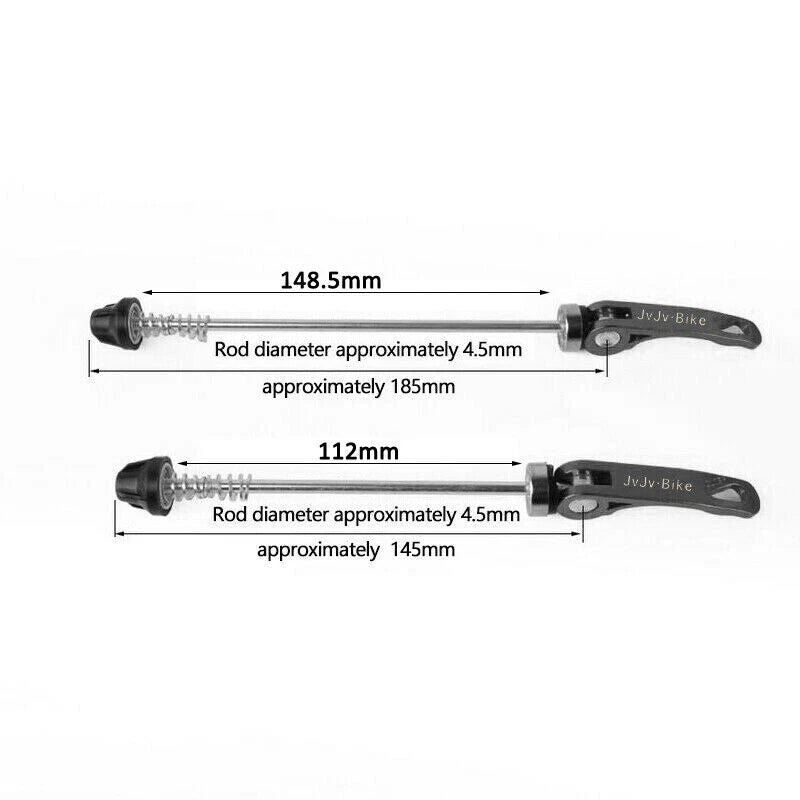 Quick Release Axle Skewer for MTB Road Bicycle (Fits )