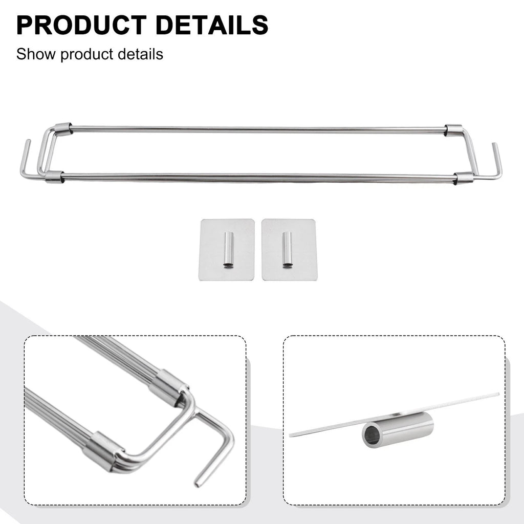 Adjustable Stainless Steel Bars for RV Travel
