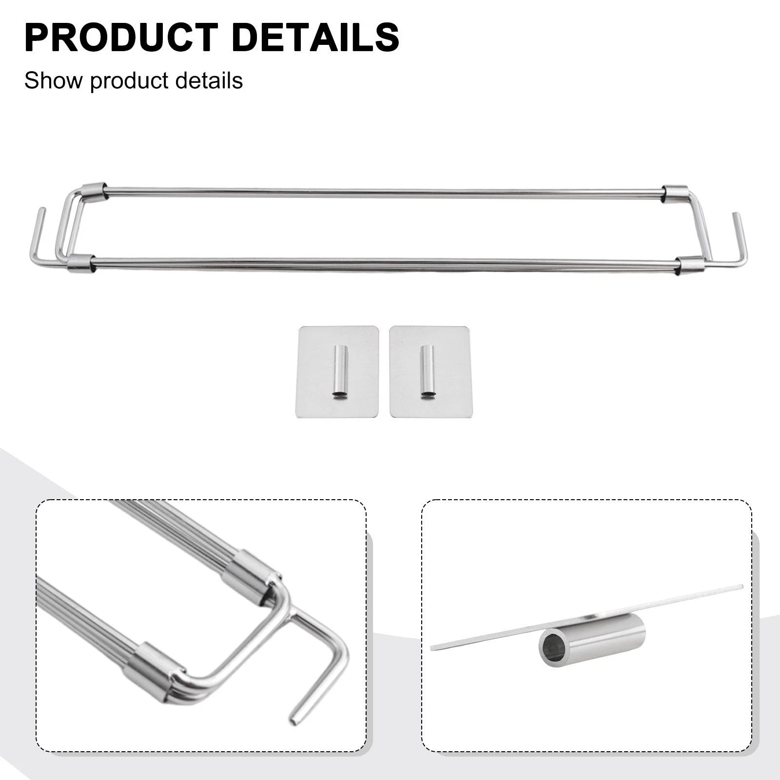 Adjustable Stainless Steel Bars for RV Travel