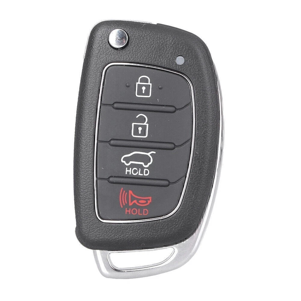 Remote Car Key Fob Shell Case 4 Buttons for Hyundai Santa Fe (2013–2014)