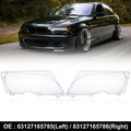 Headlight Lens Cover Front Pair for BMW E46 (1999–2005)