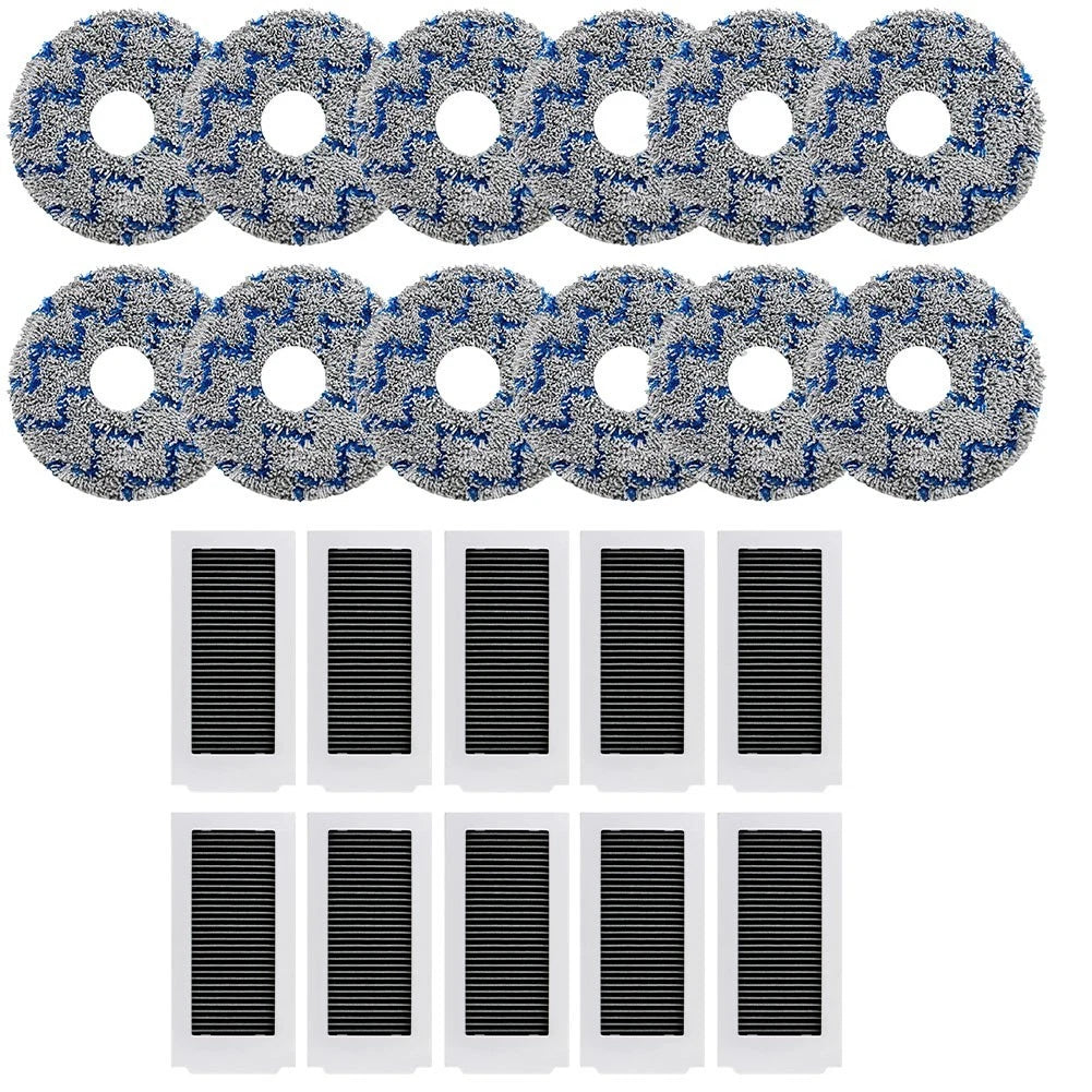 Replacement Filter Material and Dust Bag Rags for ECOVACS X5 OMNI PRO