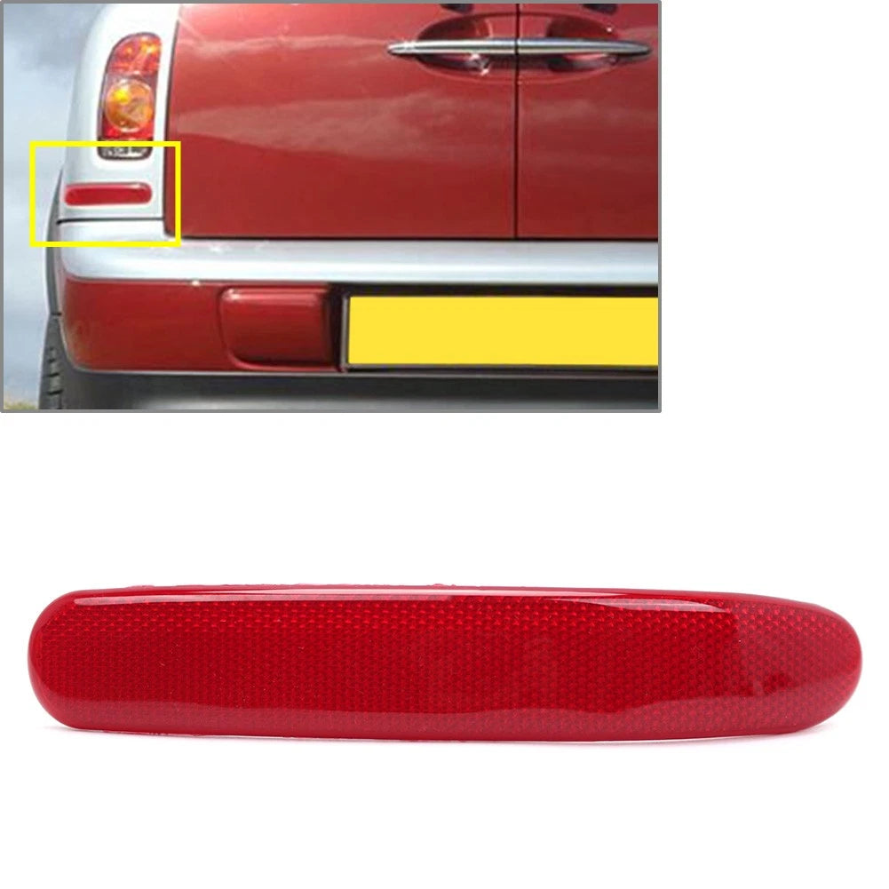 Rear Bumper Reflector Taillight Lens for BMW Mini Cooper R55 (2008–2014)