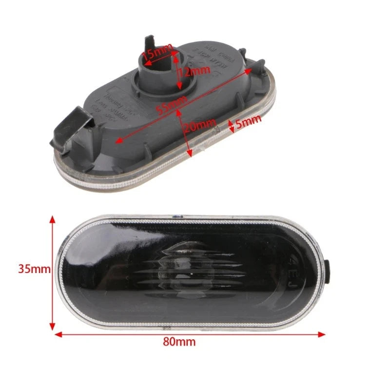 2X Flasher Repeater Light Indicators for Ford Focus C-Max Fusion VW Amarok