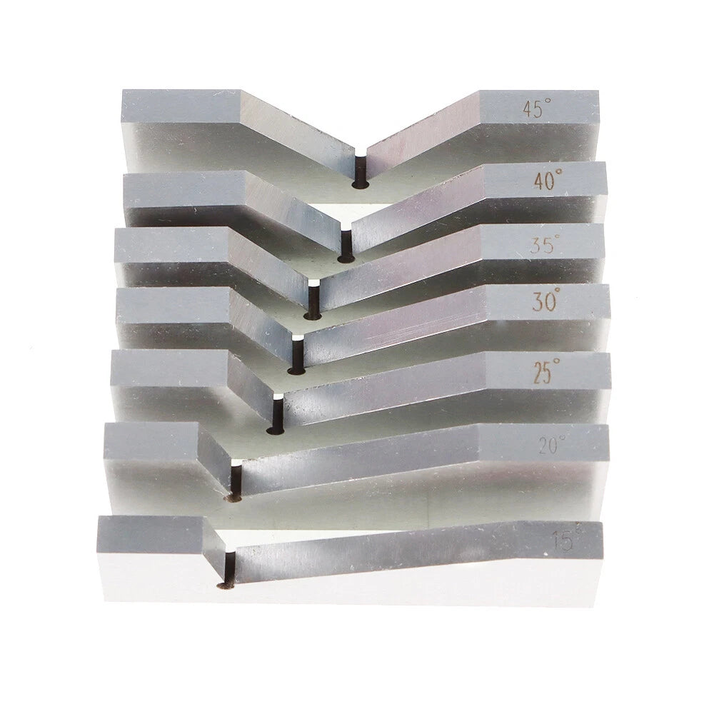 17 Pcs Precision Angle Block Set 1/4 to 45 Degree with Case