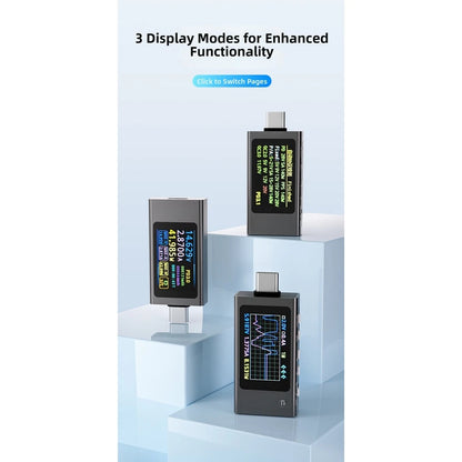 Compact Protocol Tester for PD 3.0 QC 3.0 Charging Evaluation