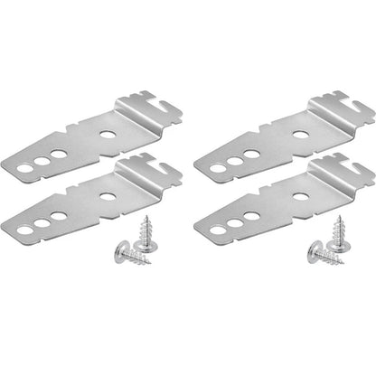 4X Dishwasher Bracket and Screws Replacement Parts for Compatible Models