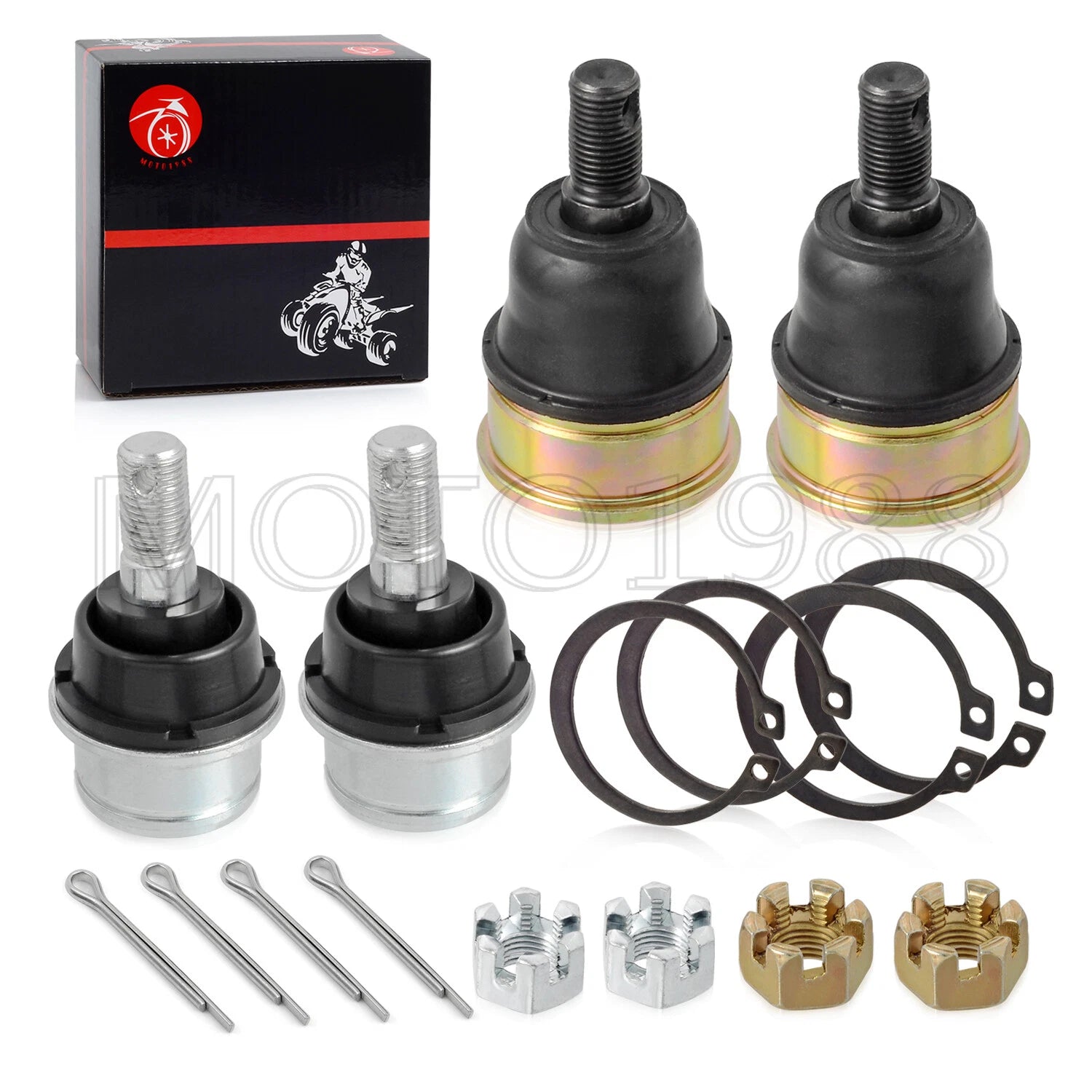 Set of 2 Lower A-Arm Ball Joints for Honda Recon 250 TRX250TE (2002–2023)