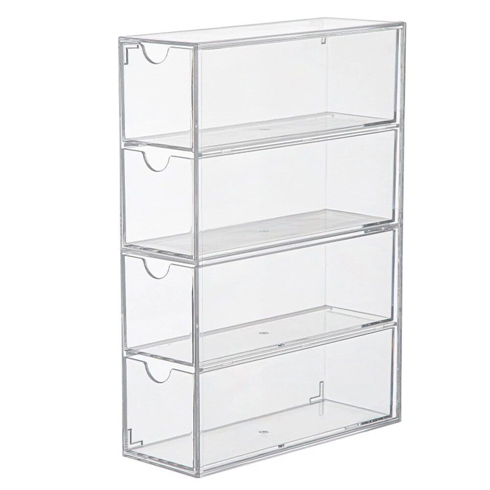 4 Layers Eyeglass Organizer Case Eyewear Sunglasses Glasses Display Storage Box