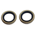 2Pcs Oil Seal for Johnson Evinrude Outboard (318223, 321466, 18-2059, 86160)