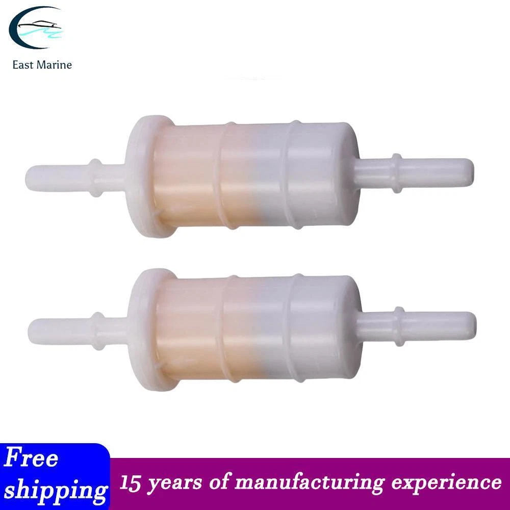 2Pcs In Line Fuel Filter for Mercury 30HP-115HP-400HP (35-879885Q)