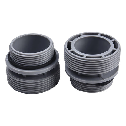 Intex Pool Filter Inlet Outlet Conversion Kit 40mm to 1 1/2 Inch Adapter