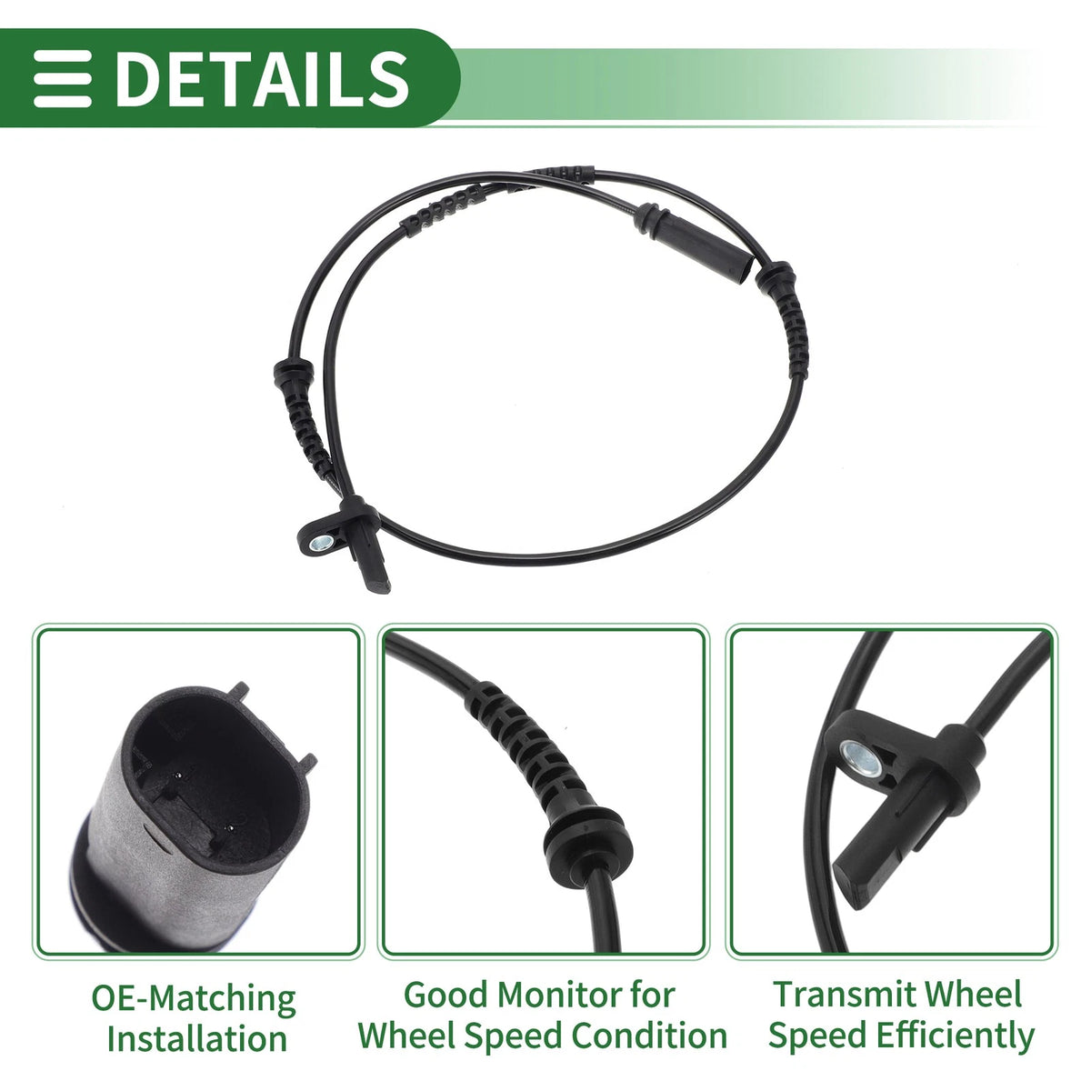 ABS Wheel Speed Sensor No. 34526784902 for BMW 528i xDrive/550i (2008–2016)