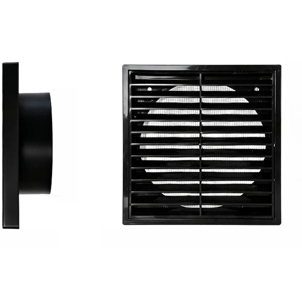 Square Pipe Rainproof Ventilation Louver Grille for Kitchen