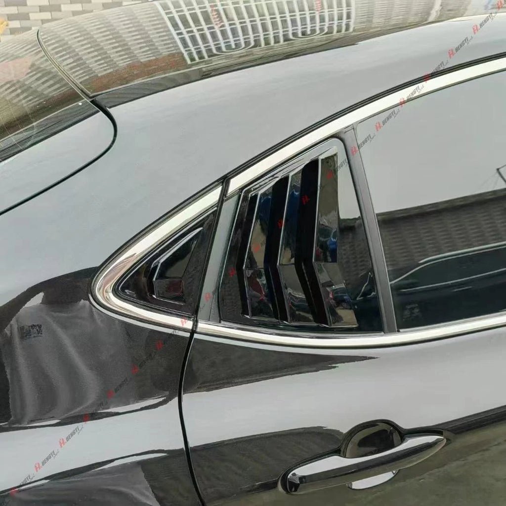 Gloss Black Rear Window Vent Louver Cover for Toyota Camry (2025–2025)