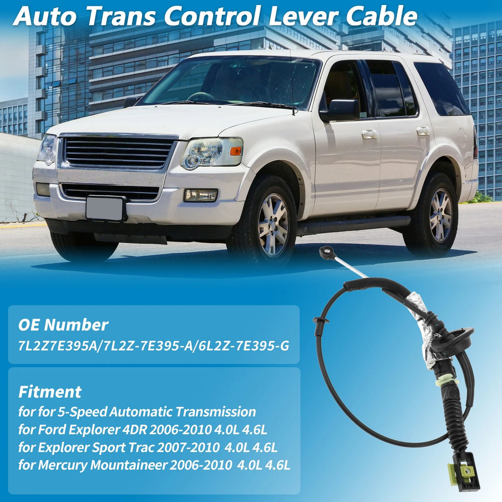 Auto Trans Gear Shift Cable for Ford Explorer, Explorer Sport Trac (2002–2010)