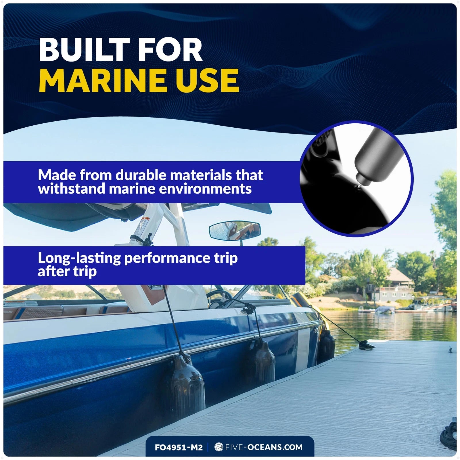 2-Pack Inflator Pump Kit for Boat Fender (Includes 2 Hand Pumps & 8 Needles)