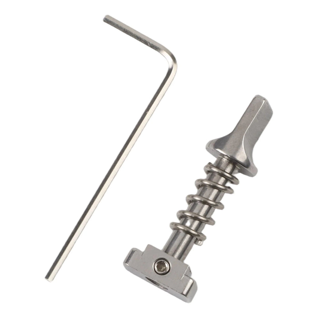 Surfboard Fin Screws Kit for Longboard (Stainless Steel, Quick Release)
