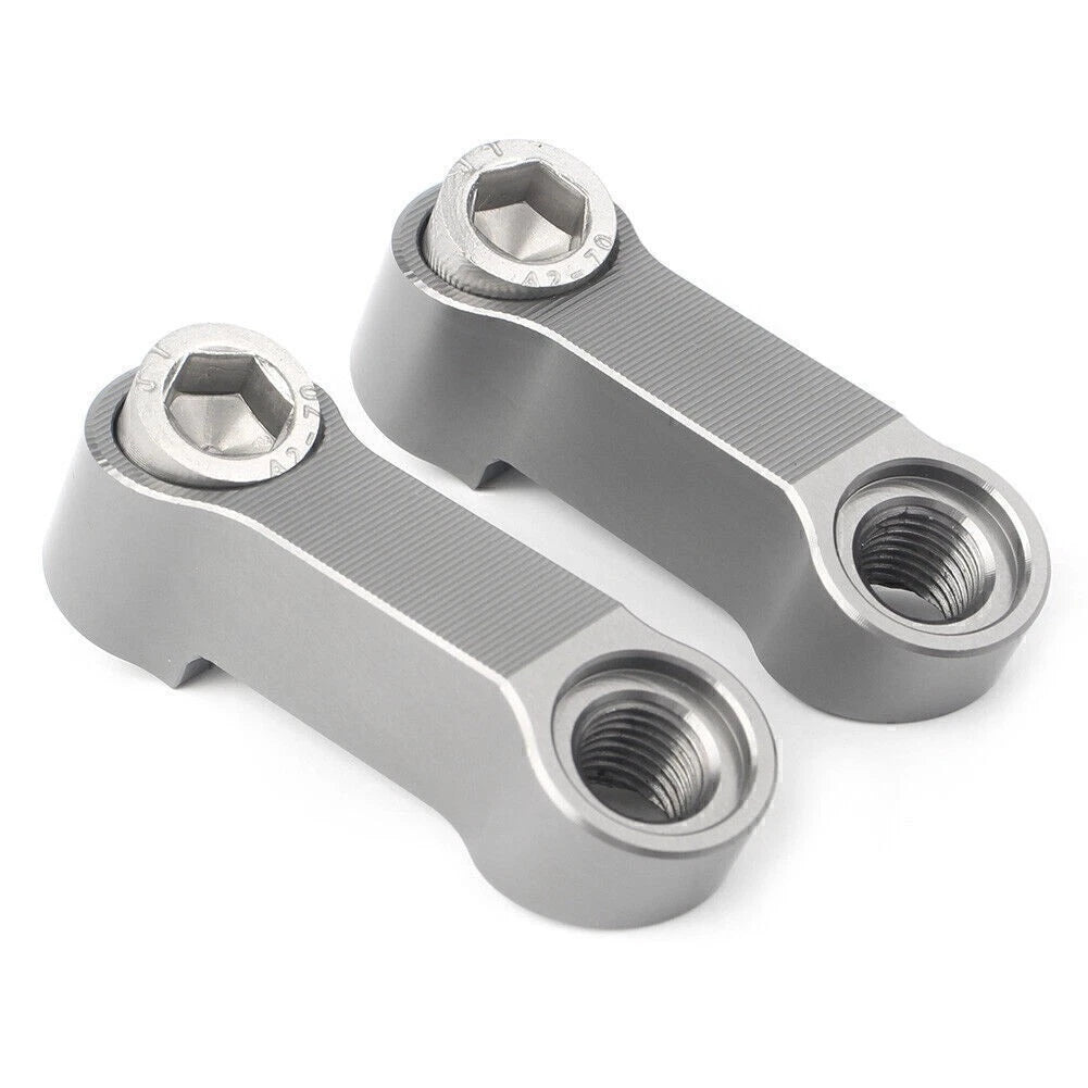 Mirror Riser Extenders for Kawasaki Z800 Z1000 (2013–2016) - 4 Color Options