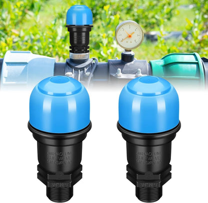 2 Pack Air Release Valve 3/4 Inch for Agricultural and Garden Irrigation