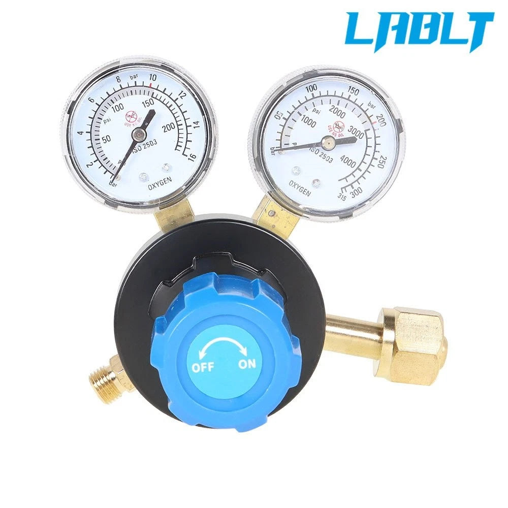 Dual Welding Gas Gauges for Acetylene (CGA-510) & Oxygen (CGA-540)