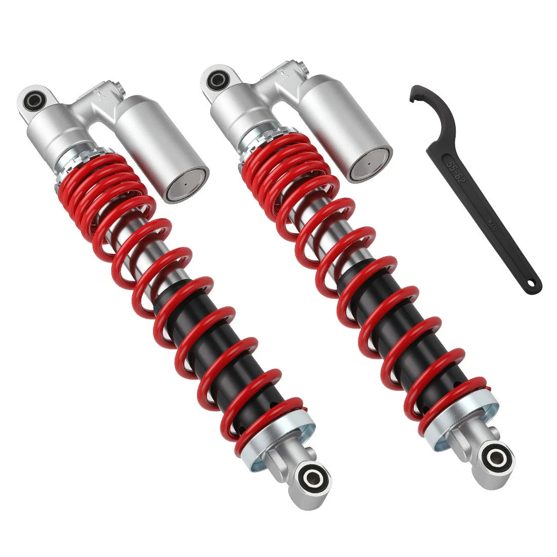 2 Pcs Front Air Shocks & Adjustable Tool for Suzuki Quadsport Z400 (2003–2014)