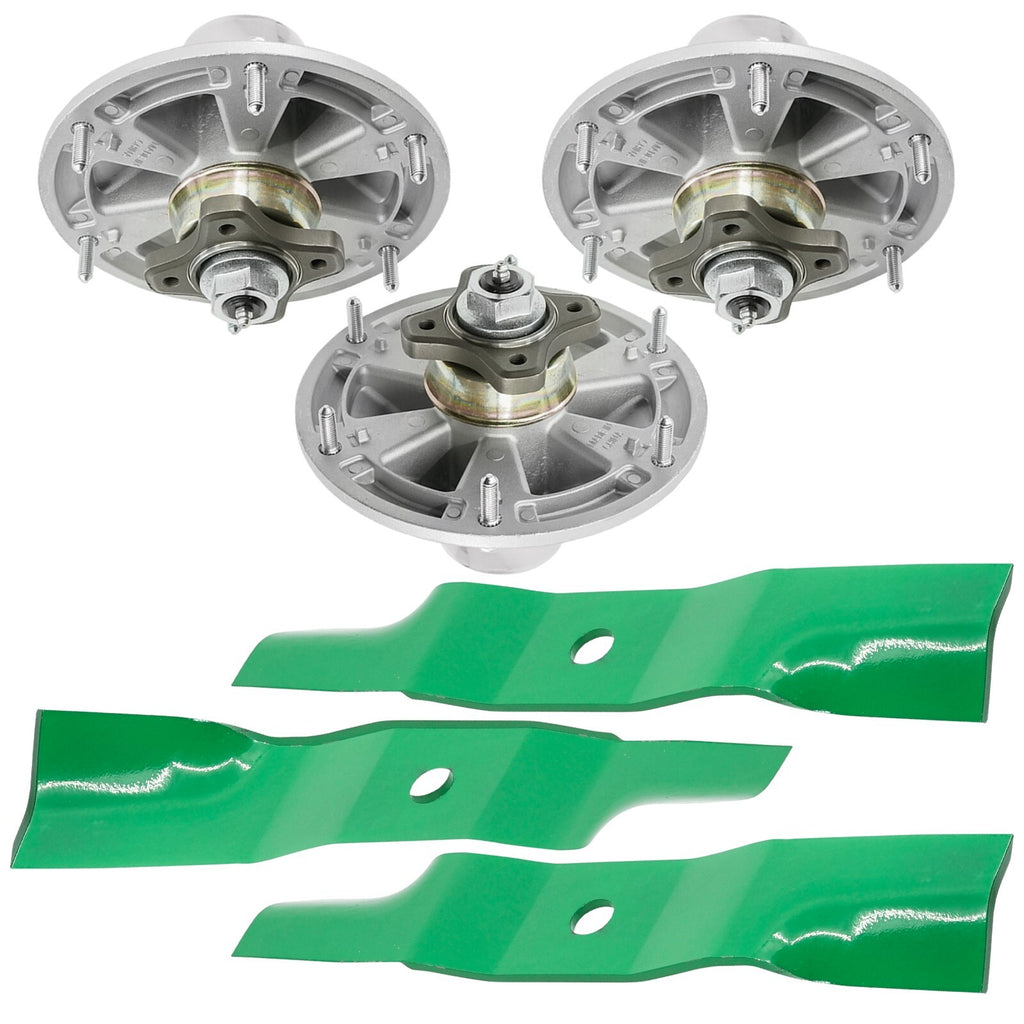 Deck Spindle and Blade Replacement for John Deere Z510A Z710A (2010–2018)