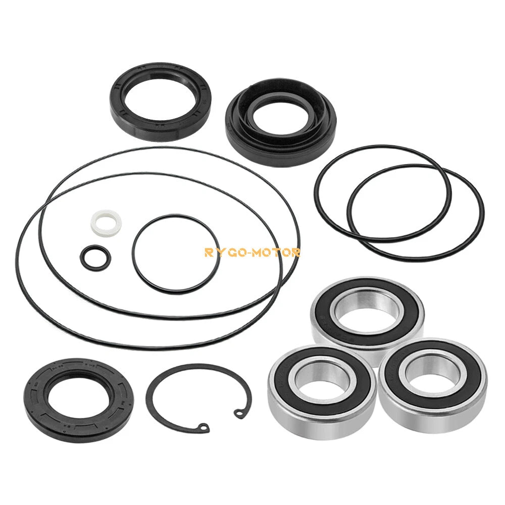 Rear Left Axle Wheel & Brake Drum Bearings Seals Kit for Honda Rancher 350 400 (2000–2006)