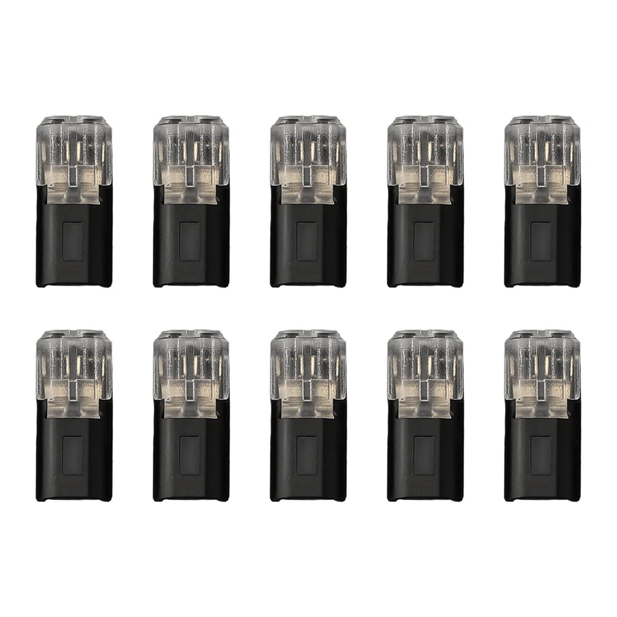 Set of 10 Cable Terminal Clamps for 12V Stranded Wire 2pin