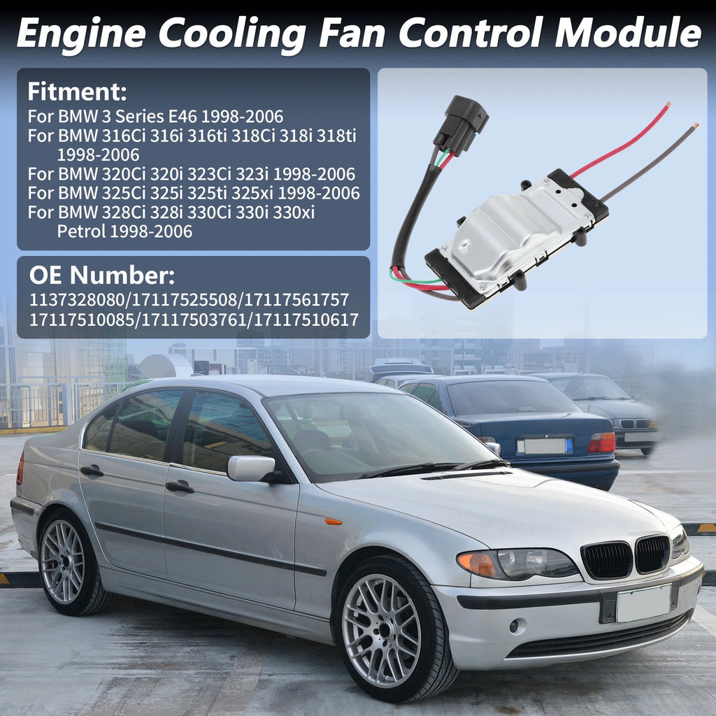 Engine Cooling Fan Control Module OEM for BMW 3 Series E46 (1998–2006)