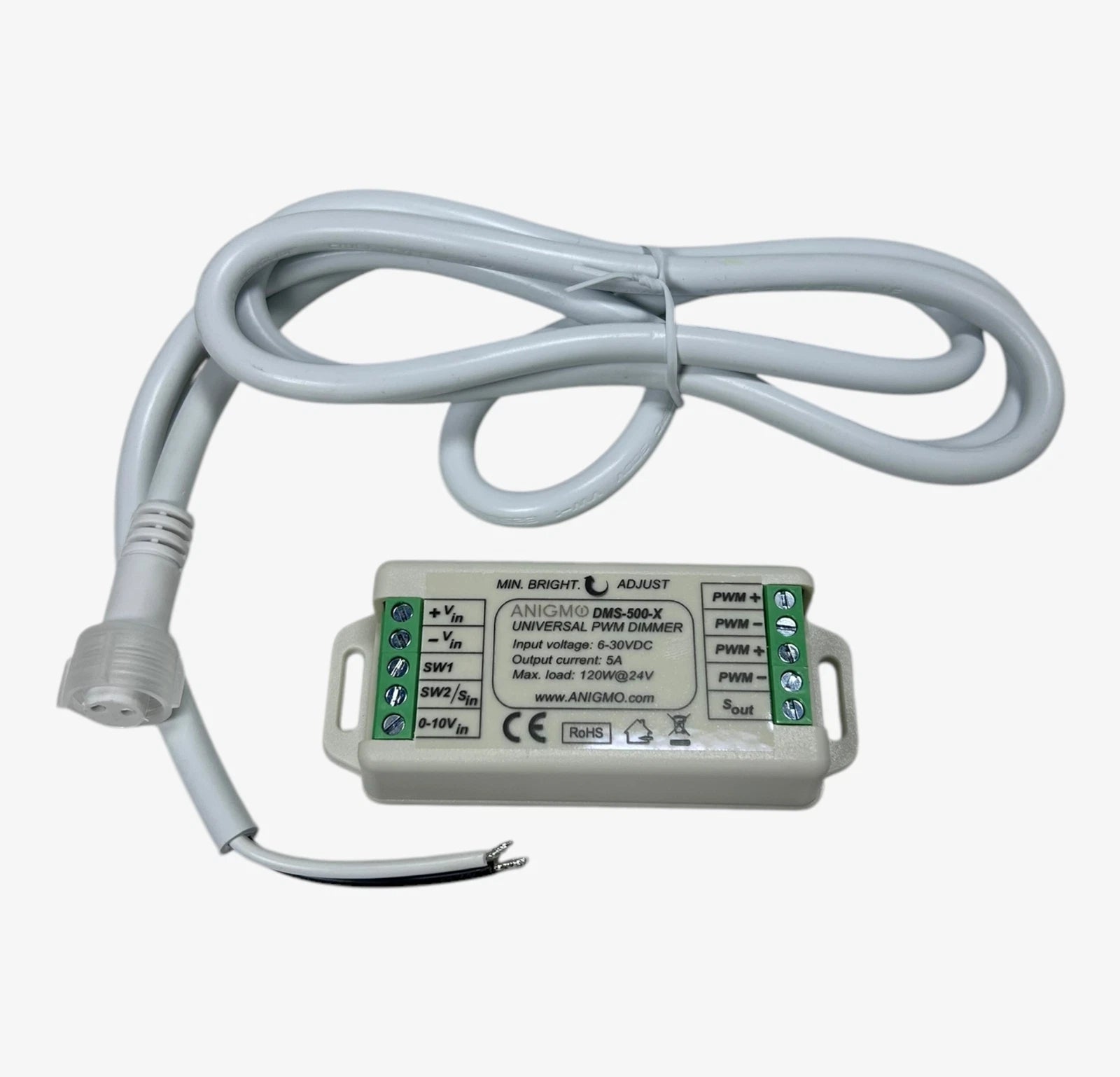 PWM Dimmer for Universal Applications (6-30VDC, 5A)