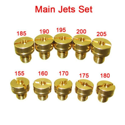Carburetor Jets for Mikuni Carb Sizes 155-205