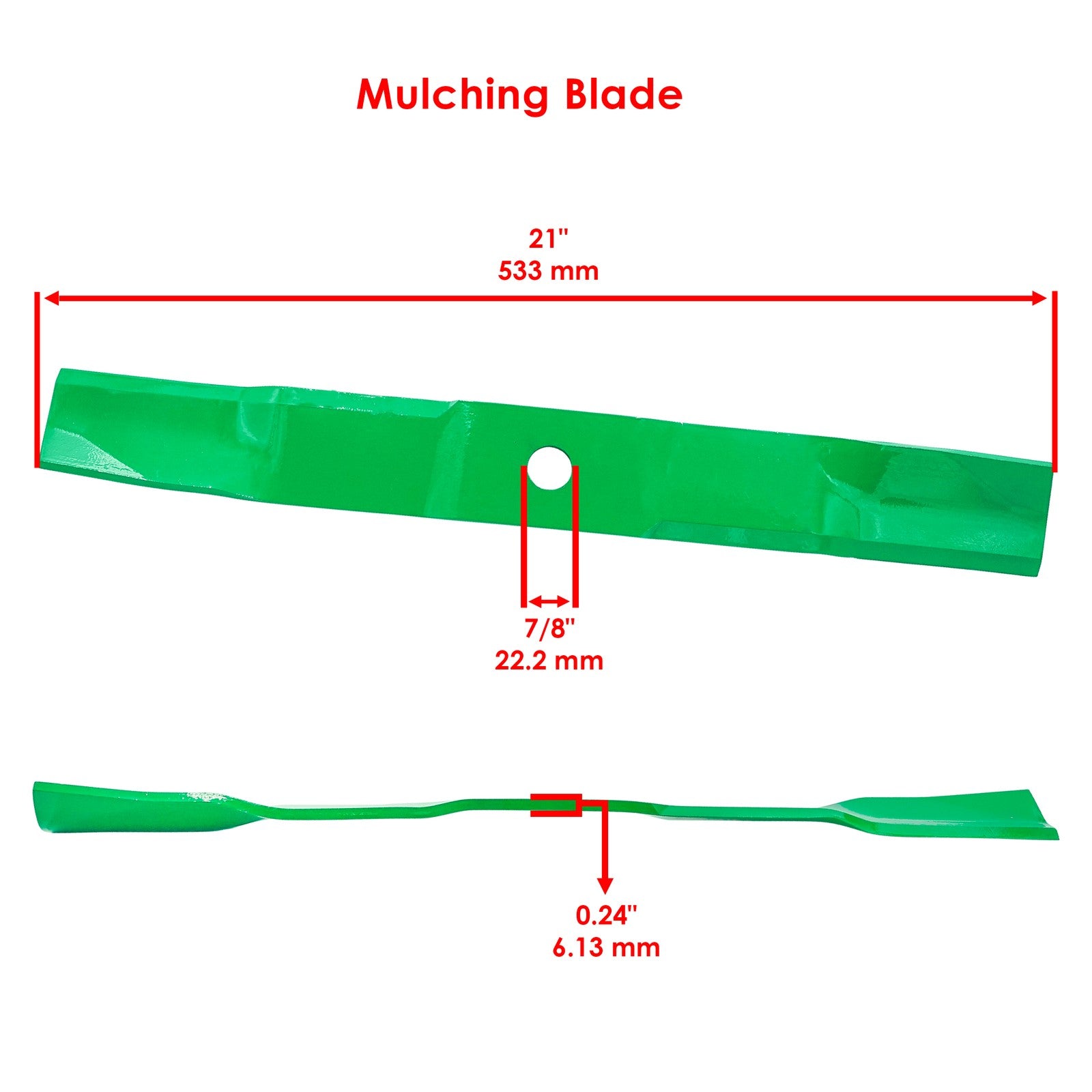 Deck Blades 60 Inch Replacement for John Deere 1023E 1025R 1026R (2017–2023)