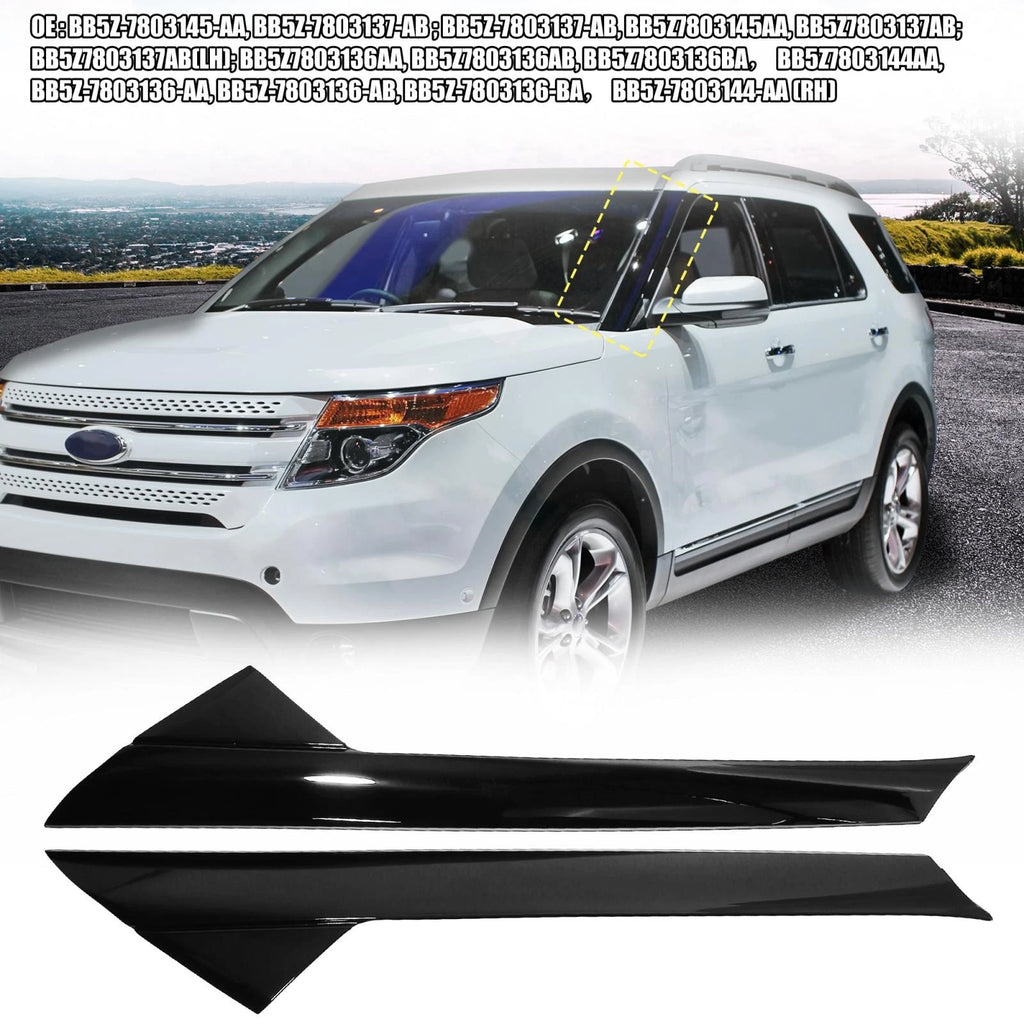 Windshield Pillar Trim Molding Replacement for Ford Explorer (2011–2019)