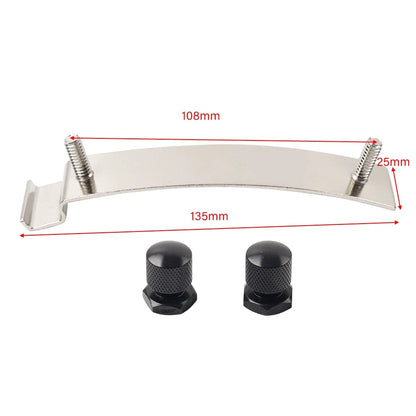 Rear Mudguard Stud Plate Chrome Solo Seat Nut For Harley Touring Softail 1999-24