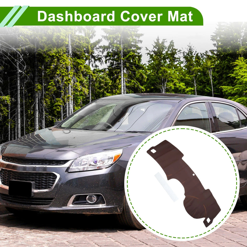 Dashboard Cover Mat for Chevrolet Malibu (2012–2015) Dash Mat Carpet Brown