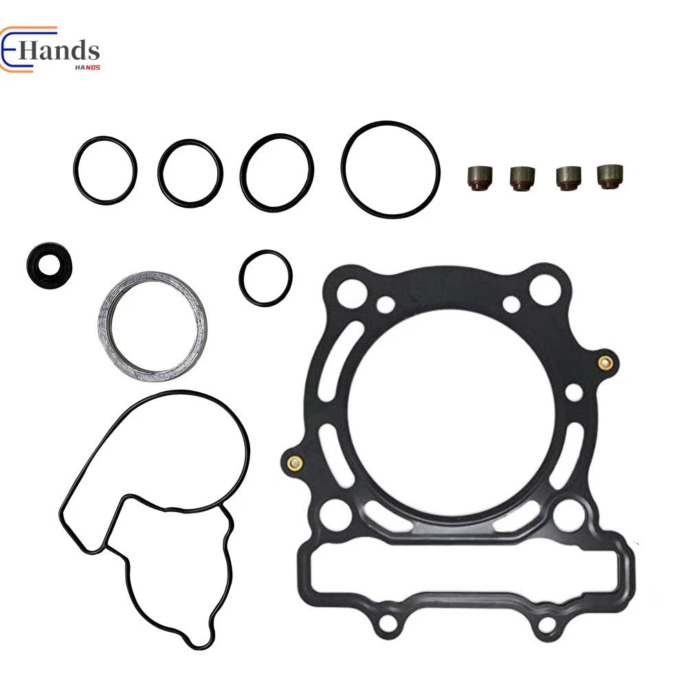 Complete Engine Gasket & Exhaust Valve for Kawasaki KX250F KX250 (2004–2008)