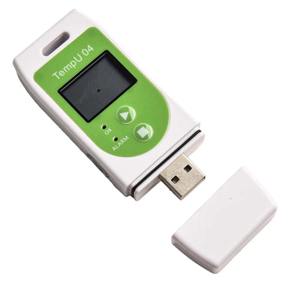 USB temperature data logger for precise temperature analysis