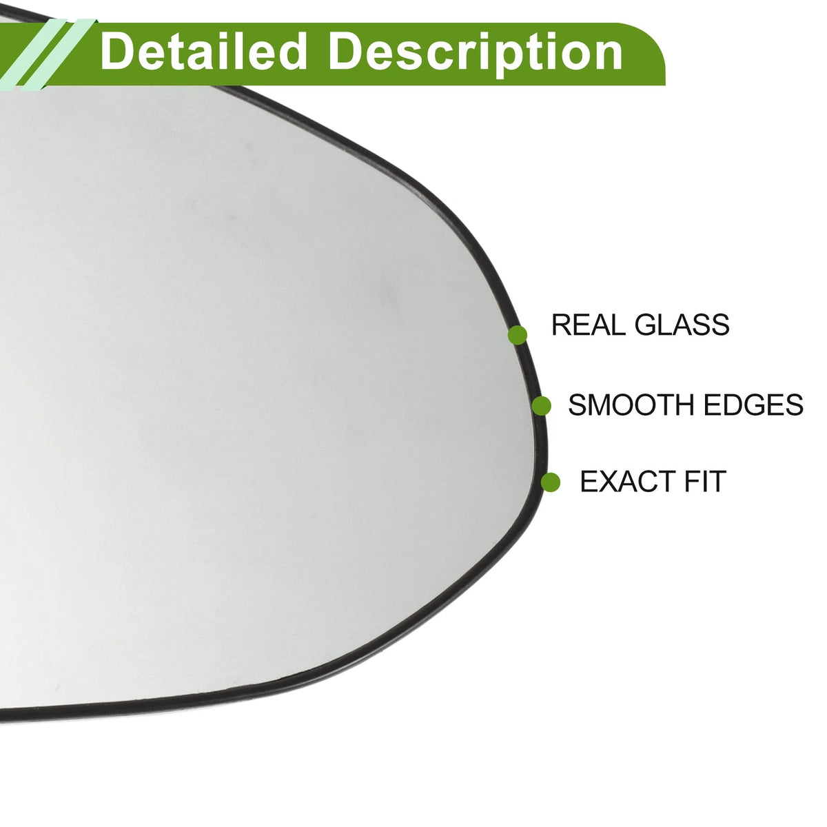 Right Heated Mirror Glass for Kia K5 (2020–2024) No. 87621L2000