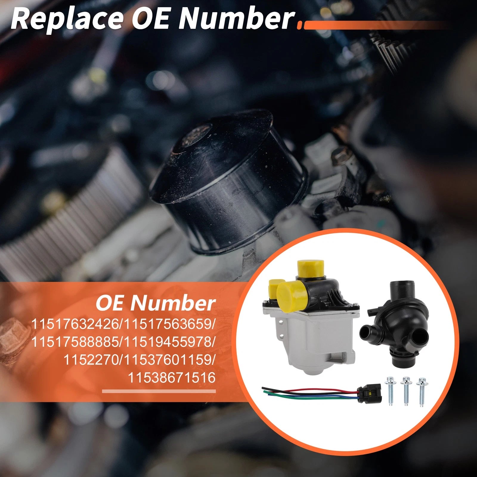 Electric Engine Water Pump Replacement for BMW 535i (2011–2016)