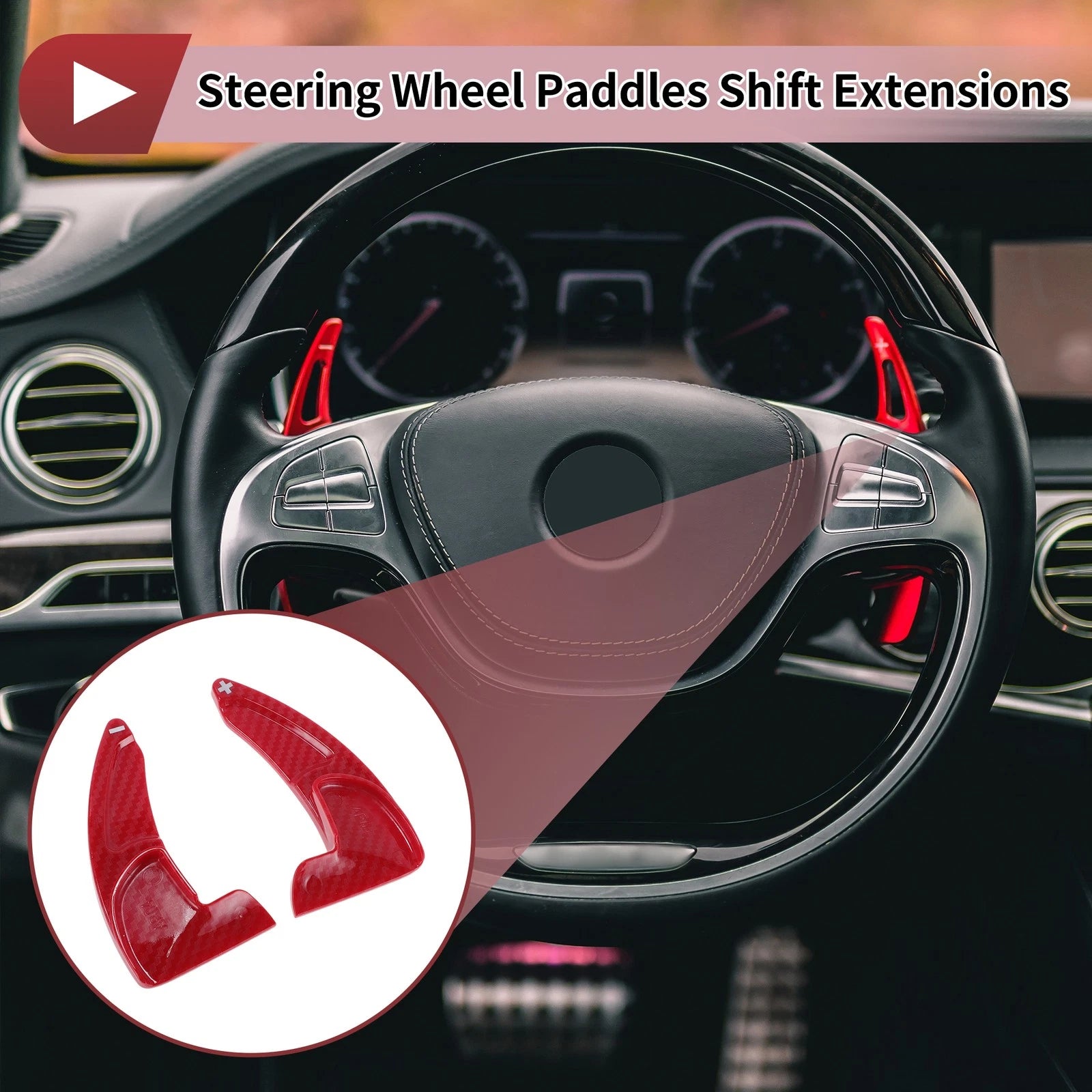Steering Wheel Paddle Shifters Replacement Set for Jeep Grand Cherokee (2014–2020)