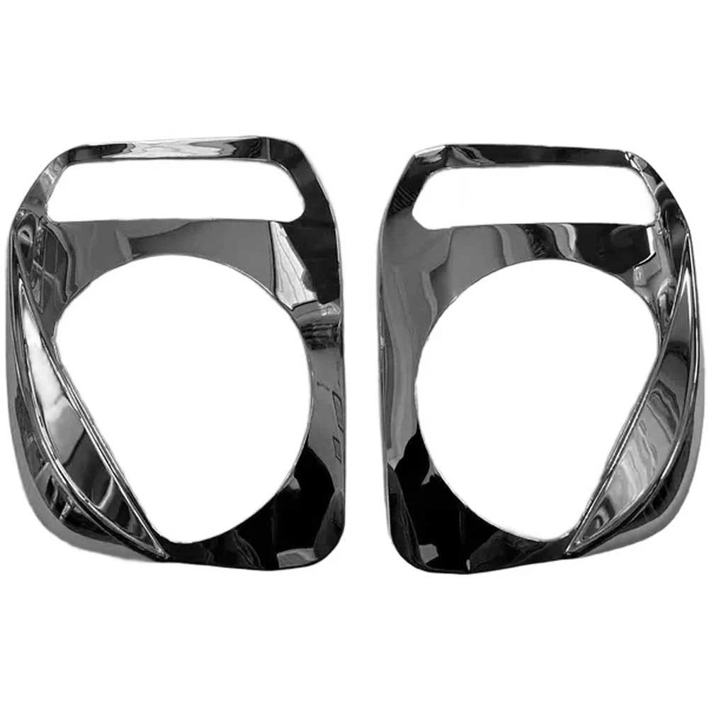 2X Headlight Lampshades for Suzuki Jimny (2007–2015) Electroplated ABS